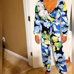 Multi colored pants jumpsuit